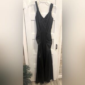 FIESTA Long Black Hourglass Prom Dress. Size Large (Juniors)